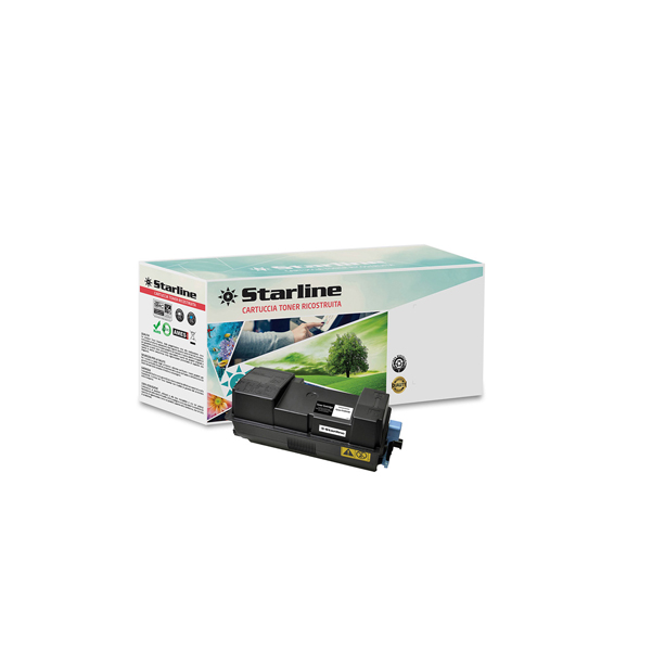  Starline - Toner Ricostruito per Kyocera - Nero - TK-3130 - 25.000 pag 