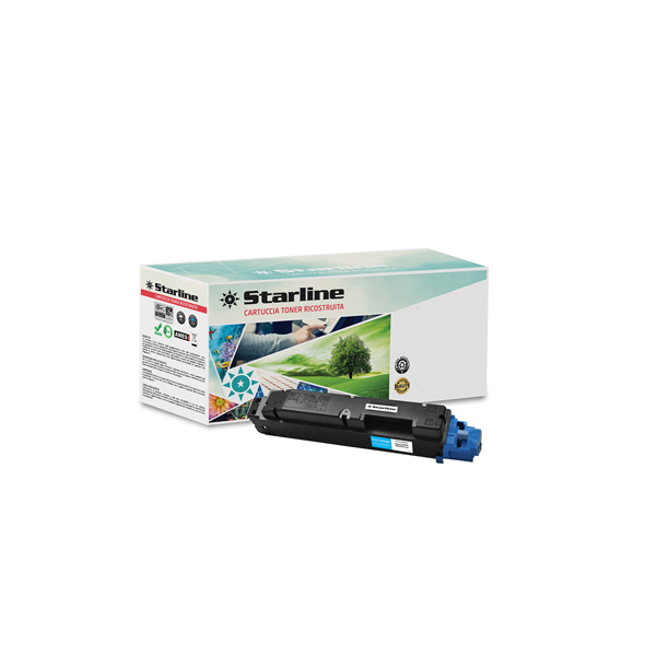  Starline - Toner Ricostruito per Kyocera - Ciano - TK-5140C - 5.000 pag 
