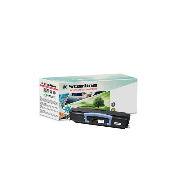  Starline - Toner Ricostruito - per Lexmark - Nero - E250A21E - 3.500 pag 