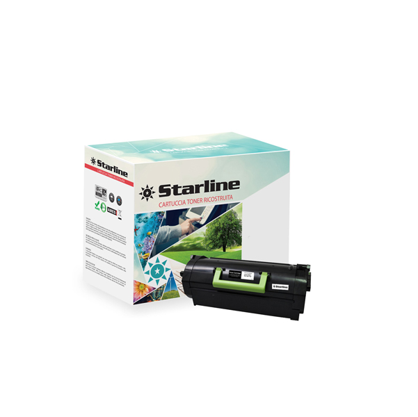  Starline - Toner Ricostruito per Lexmark - Nero - 52D2X00 - 45.000 pag 