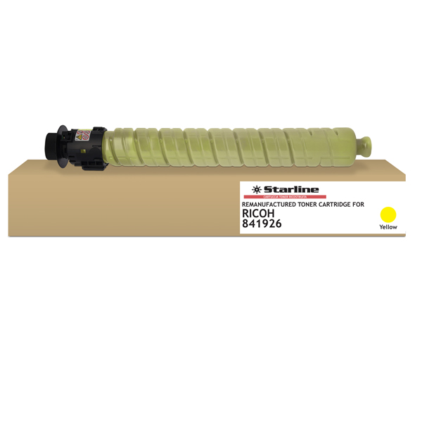  Starline - Toner ricostruito per Ricoh Aficio MPC 2003/2503 Series - Giallo - 841926 - 9.500 pag 