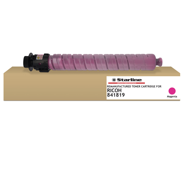  Starline - Toner ricostruito per Ricoh MPC 3003/3503 Series - Magenta - 841819 - 18.000 pag 