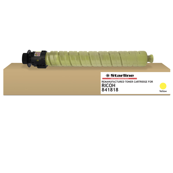 Starline - Toner ricostruito per Ricoh MPC 3003/3503 Series - Giallo - 841818 - 18.000 pag 