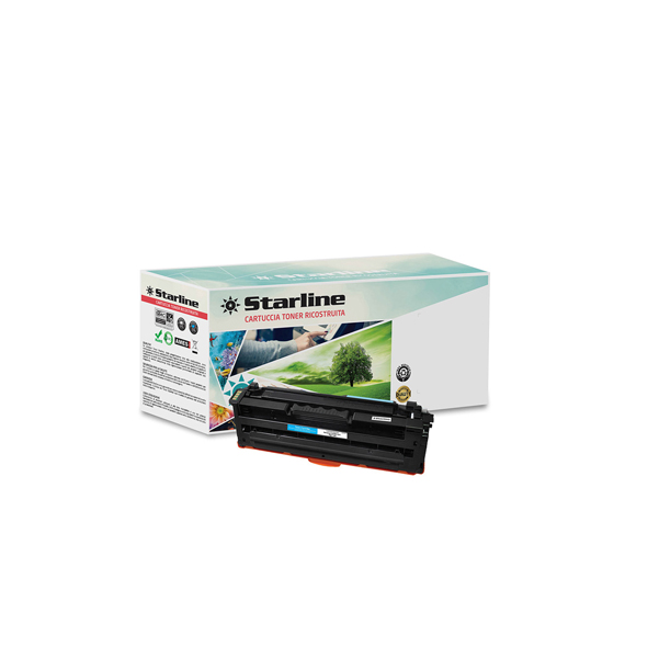  Starline - Toner Ricostruito - per Samsung - Ciano - CLT-C506L/ELS - 3.500 pag 