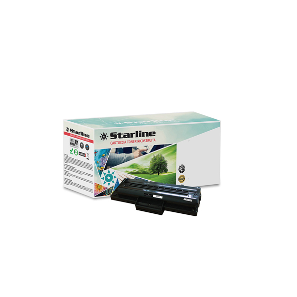  Starline - Toner Ricostruito - per Samsung - Nero - ml-1710D3/SEE-UNI - 3.000 pag 