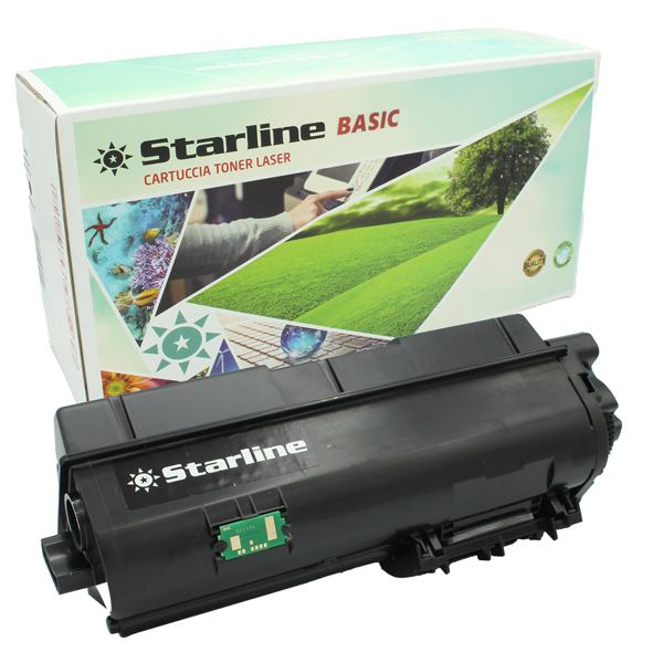  Starline - Toner Compatibile Basic per Kyocera ECOSYS M2040dn/M2540Ser/M2640i - Nero - 7.200 pag 