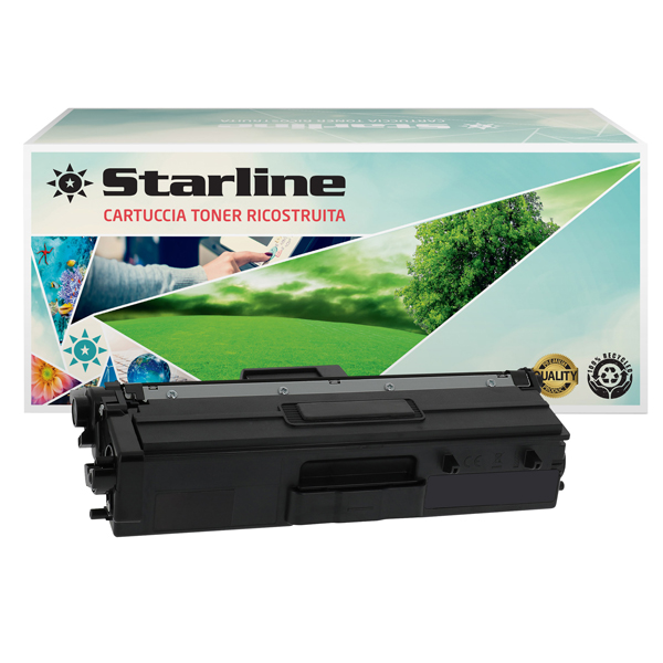  Starline - Toner Ricostruito per Brother TN-421 - Nero - 3.000 pag 