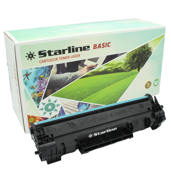  Starline - Toner Compatibile per Hp LaserJet M110W/M140W - Nero - W1420A-(Non adatto alla versione PLUS) 