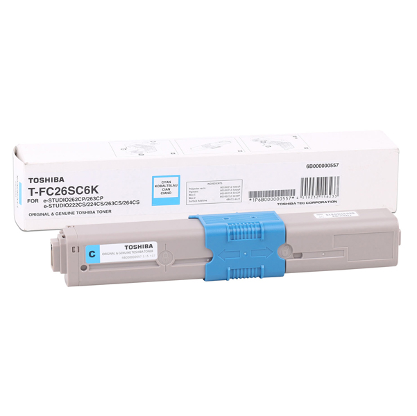  TONER CIANO E STUDIO 262CP 222CS 263CS T-FC26SC ALTA CAPACITA' 