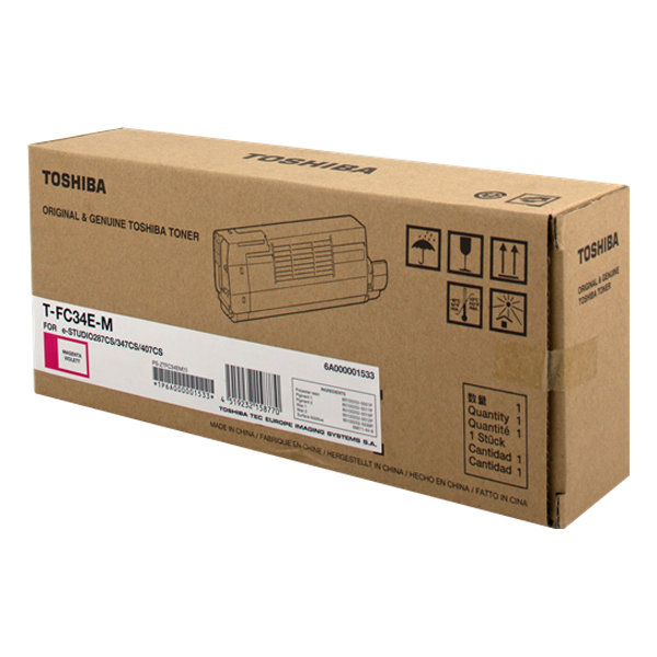  TONER MAGENTA PER e-STUDIO 287-347-407CS T-FC34EM 