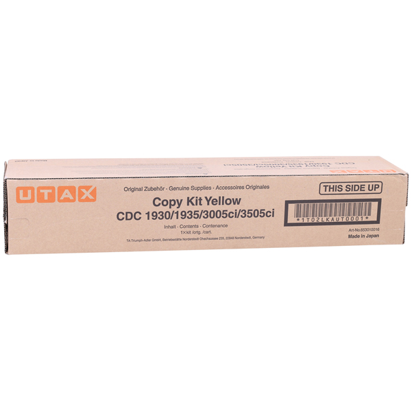  Utax - Copy Kit - Giallo - 653010016 - 15.000 pag 