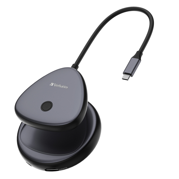  Verbatim - Share My Screen 4K USB-C Wireless Display Adapter con Hub WDA-02 - 32147 