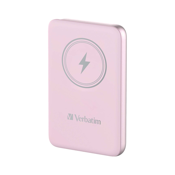  Verbatim - Power Bank Wireless - 10000 mAh - Rosa - 32248 