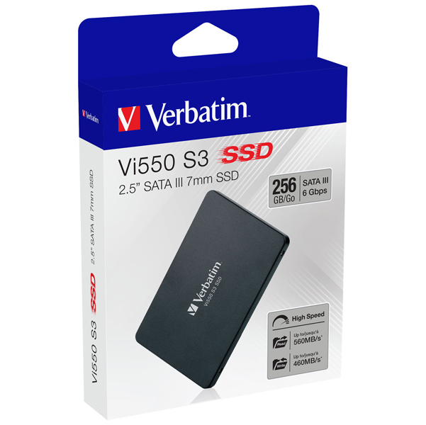  Verbatim - SSD Interno Vi550 SATA III 2.5'' SSD - 49351 - 256GB 