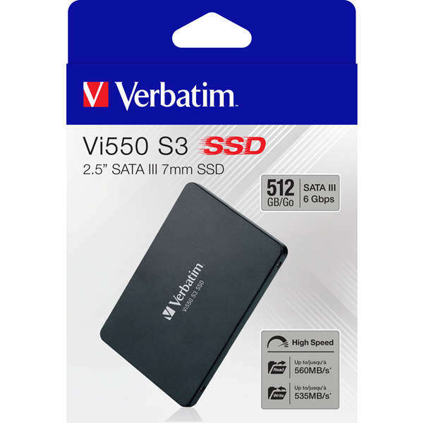  Verbatim - SSD Interno Vi550 SATA III 2.5'' SSD - 49352 - 512GB 