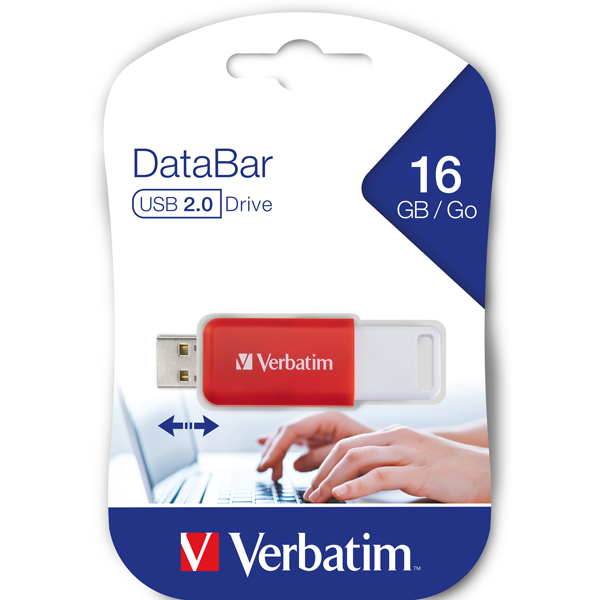  Verbatim - Chiavetta USB - Rosso - 49453 - 16 GB 